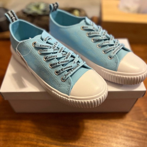 Juicy Couture athletic shoes new, size 38, blue, wide fit