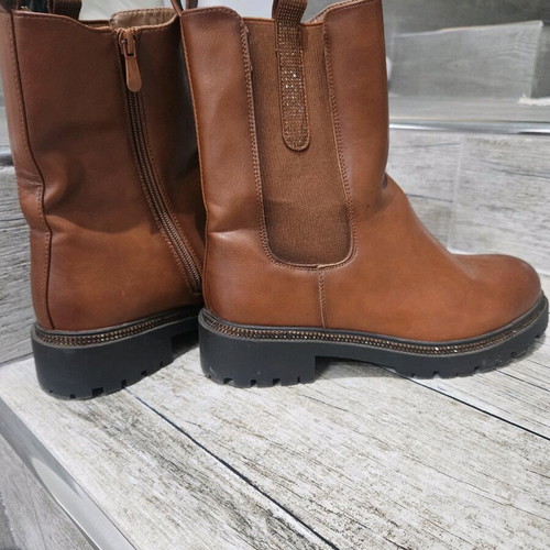 Dame Rose ankle boots used, size 40, tan color