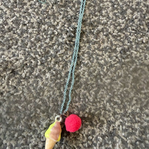 Children's jewelry used, colorful bracelets and pendants