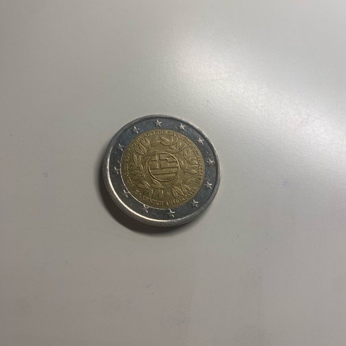2 euro used 200 years from the Greek Revolution