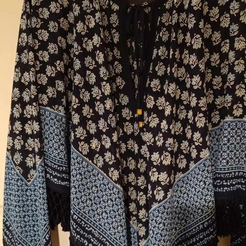 Michael Kors kaftan top new, one size, blue