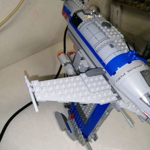 Lego Star Wars 75188 used, all pieces assembled without figures