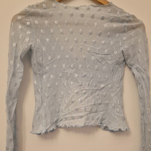 Patterned cardigan like new, blue, sizes XS-S