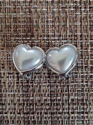 Σκουλαρίκια ασημί αφόρετα με κλιπ χωρίς τρύπα στα αυτιά