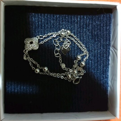 925 Silver Double Hand Chain New