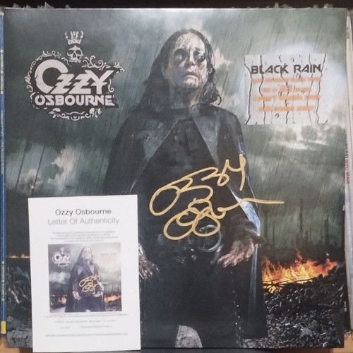 Ozzy Osbourne Black Rain 2LP 2022 like new, signed