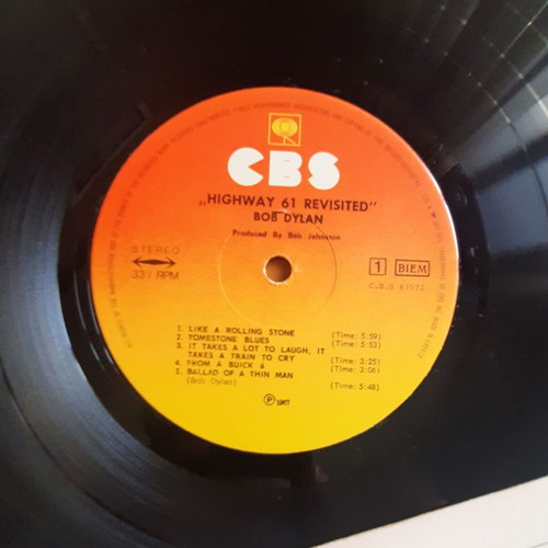Bob Dylan Highway 61 Revisited LP μεταχειρισμένο, rock