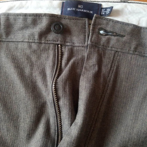 Men's pants M/S Blue Harbour used, grey, size 38x33