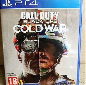 Call of duty Black ops cold war PS4
