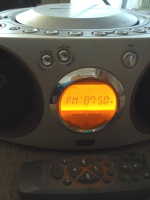 Remote Controlled Radio FM/MW CD MP3 Player used, Firstline, partial function