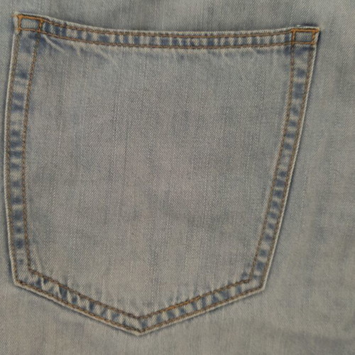 Pull & Bear light blue denim bermuda shorts used, size L