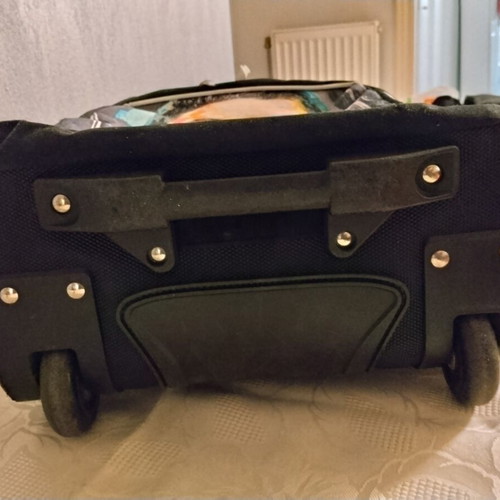 Ronaldo trolley school bag with 3 compartments