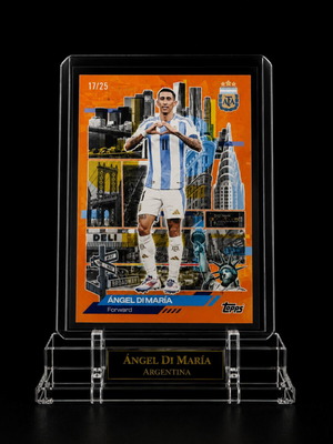 Topps Argentina Team Set Angel Di Maria AFA In The City /25 new