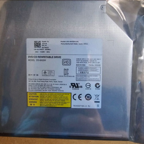 Dell DVD-RW Slimline Optical Drive SATA 27NC0 DS-8A5SH for PowerEdge R610 new