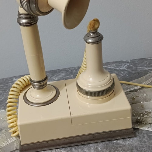 Vintage Telkom-RWT Malwa Rotary Phone used, beige, wired