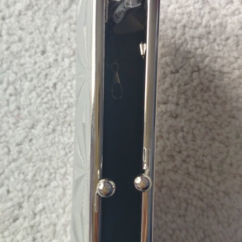 Evening women's bag silver like new