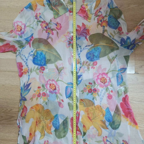 Bill Cost transparent multicolor shirt like new, size XL