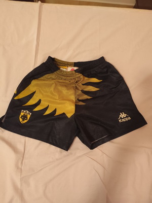 AEK official football shorts used, small size, 1996/97 season