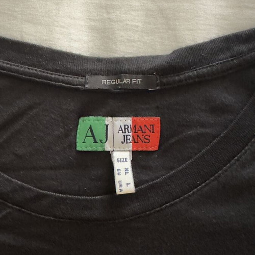 Armani Jeans T-shirt black size L used