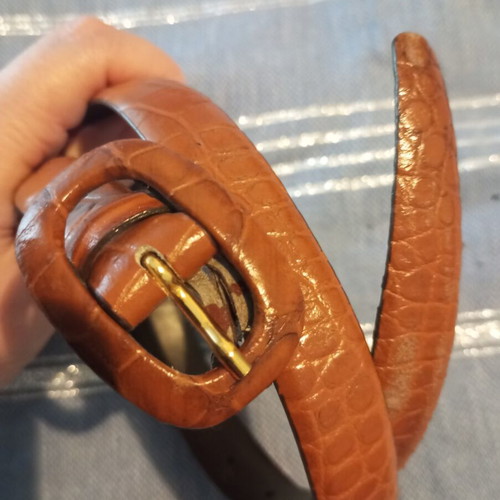 Artisti Italiani leather belt like new, adjustable, 88 cm