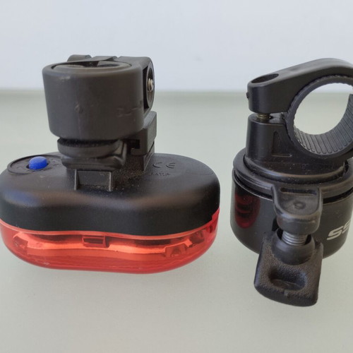 Bicycle accessory set used with lock, light, bell, reflectors, and inner tube
