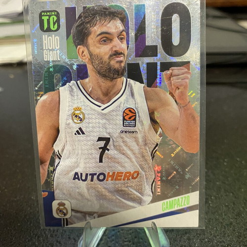 Campazzo Euroleague Top Class 2025 Holo Giant card new
