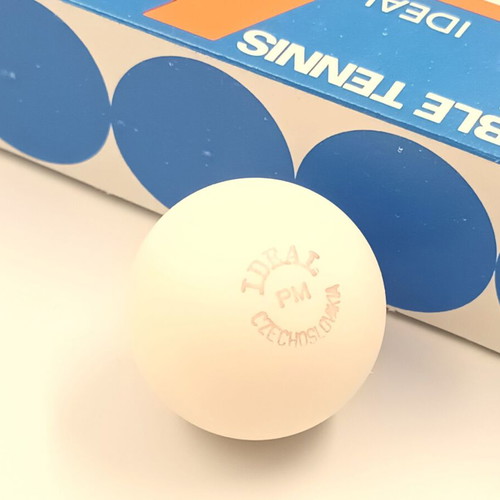 Vintage Ideal Table Tennis Balls Set of 3 New Old Stock