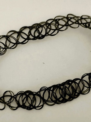 Choker necklace black new