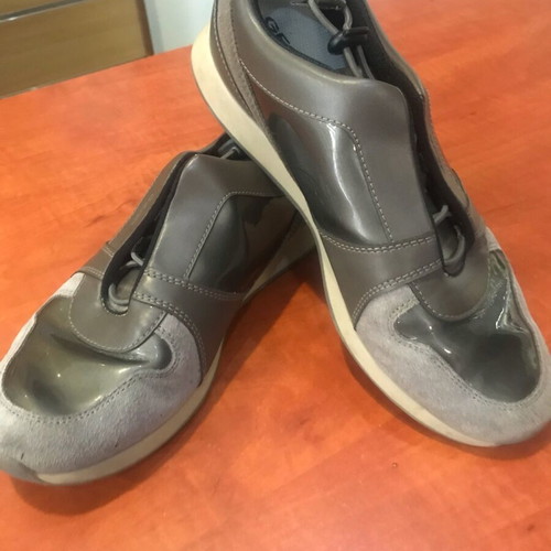 Geox women's brown athletic shoes size 38 like new