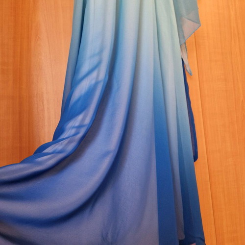 Shine2gether ombre dress new, size Small / Medium, blue turquoise
