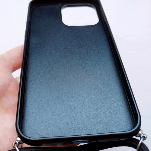 Karl Lagerfeld iPhone 14 Pro Max back cover case black rubber new