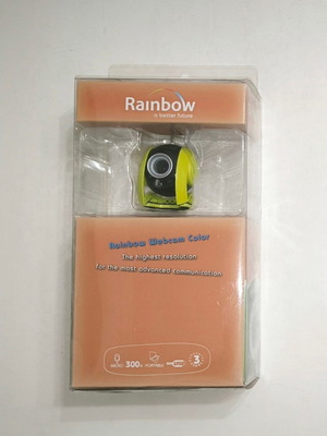 Rainbow Lime Green Webcam new for PC
