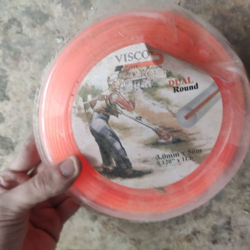 Visco round trimmer line 3.0mm x 56m dual new
