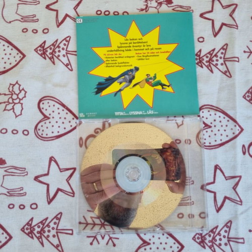 Batman och Mr. Freeze Musiksaga CD with Book like new
