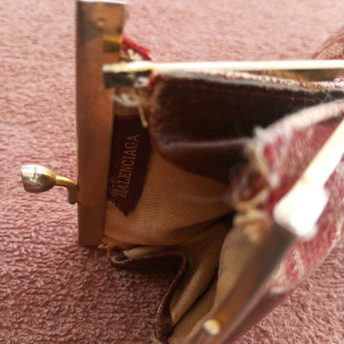Balenciaga glasses case used, collectible piece from 1970