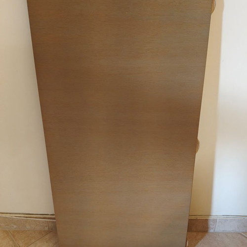 Folding dining table like new, solid beech wood