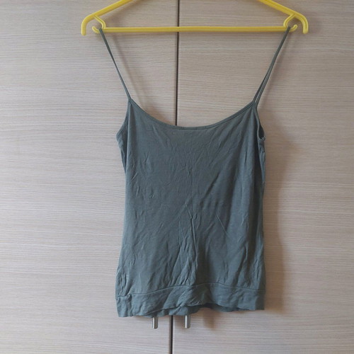 Bershka khaki women's top medium size used