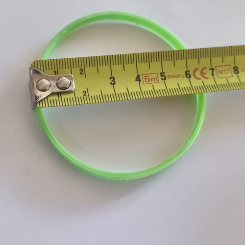 Educational silicone bracelet with multiplication table of 8