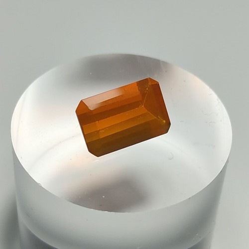 Fire Opal 2.84 carats new, emerald cut