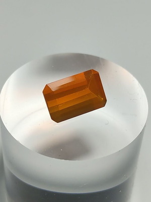 Fire Opal 2.84 carats new, emerald cut