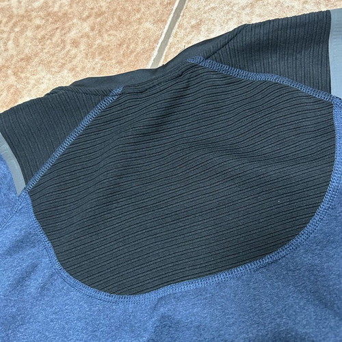 Spyder men's blouse XL like new, black and blue with reflective stripes