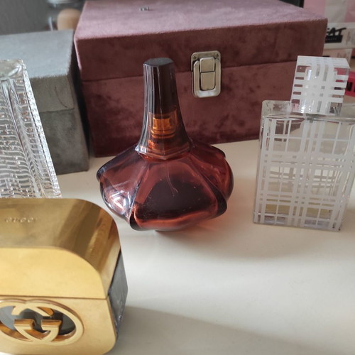 Empty perfume bottles used, pack of 13 pieces