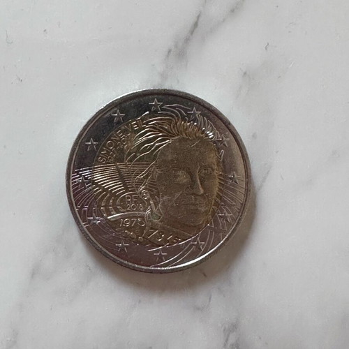 Collectible 2€ coin 2018 from France used