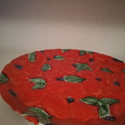 Shallow embossed platter new 35x35