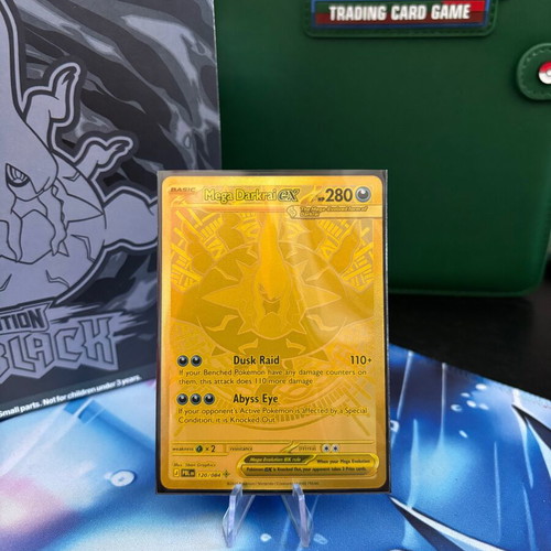 Pokemon Mega Darkrai ex #120/084 ME05: Pitch Black card like new