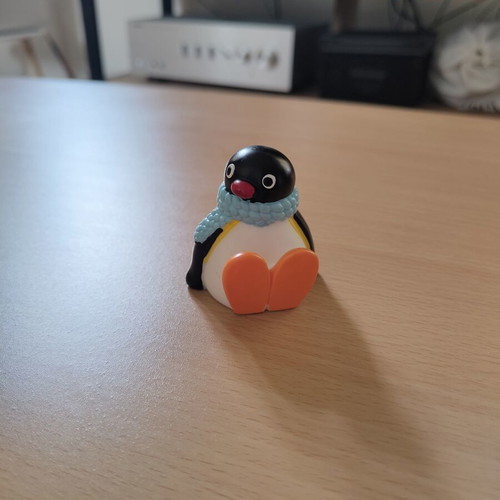 Mini Pingu Figure Toy Cartoon Penguin Model Doll used, 6cm