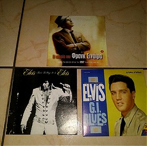 DVD Frank Sinatra & 2 CD Elvis Presley