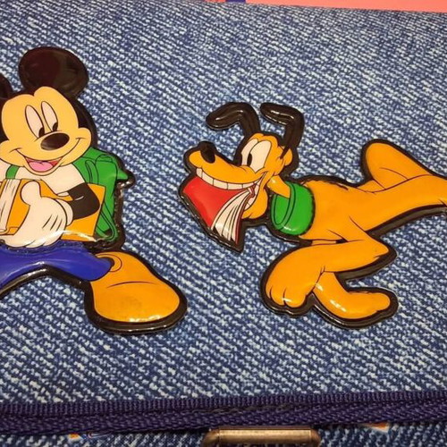 Paxos vintage schoolbag with Disney characters