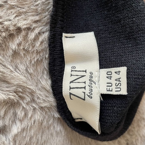 Zini dress medium, like new, black with open back