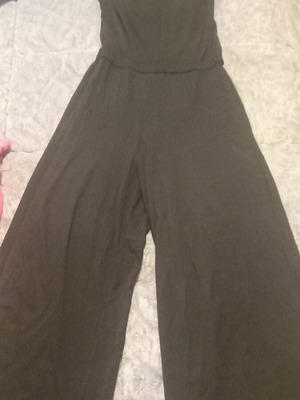 Women's black one-piece jumpsuit size M like new